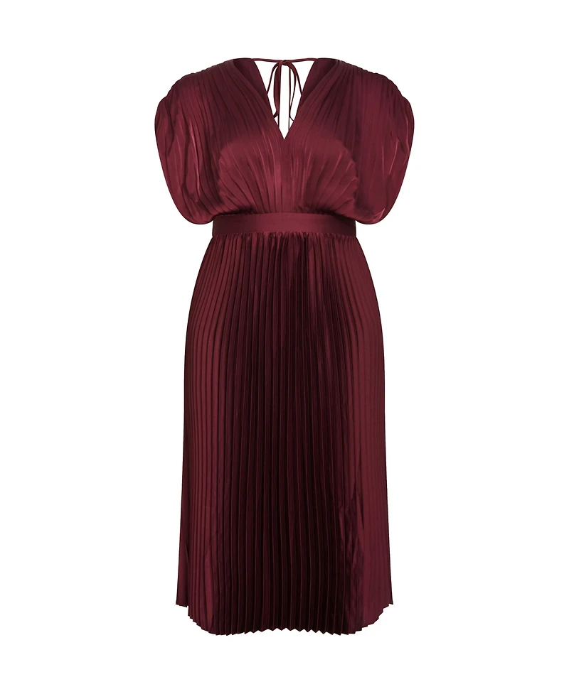 City Chic Plus Size Henley Midi Dress