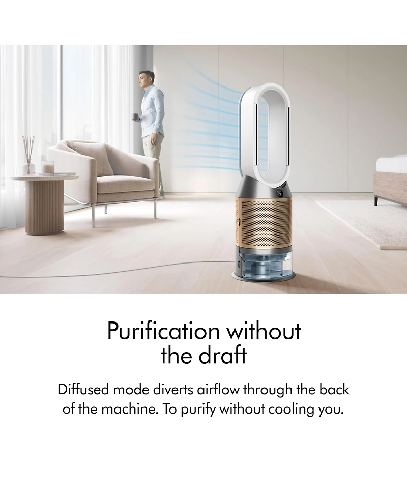 Dyson Purifier Humidify+ Cool PH2 De-NOx | White/Gold