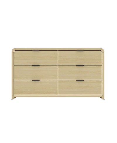Manhattan Comfort Grace 60" Modern 6-Drawer Double Dresser