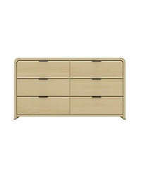 Manhattan Comfort Grace 60" Modern 6-Drawer Double Dresser