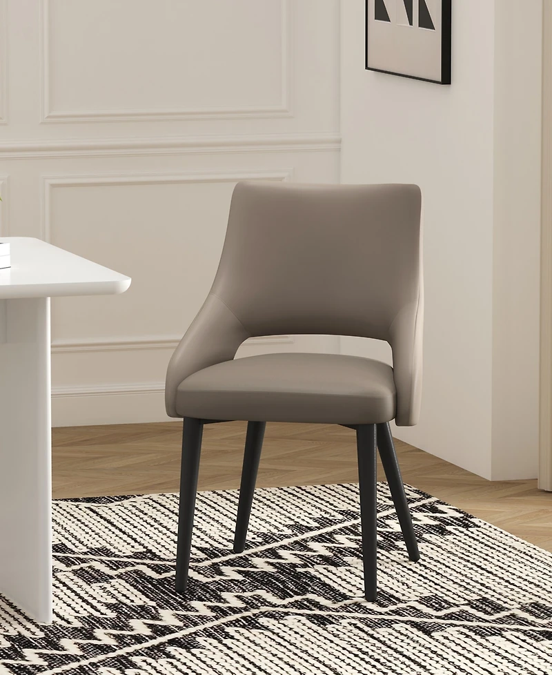 Manhattan Comfort Tremont Leatherette Upholstered Dining Chair