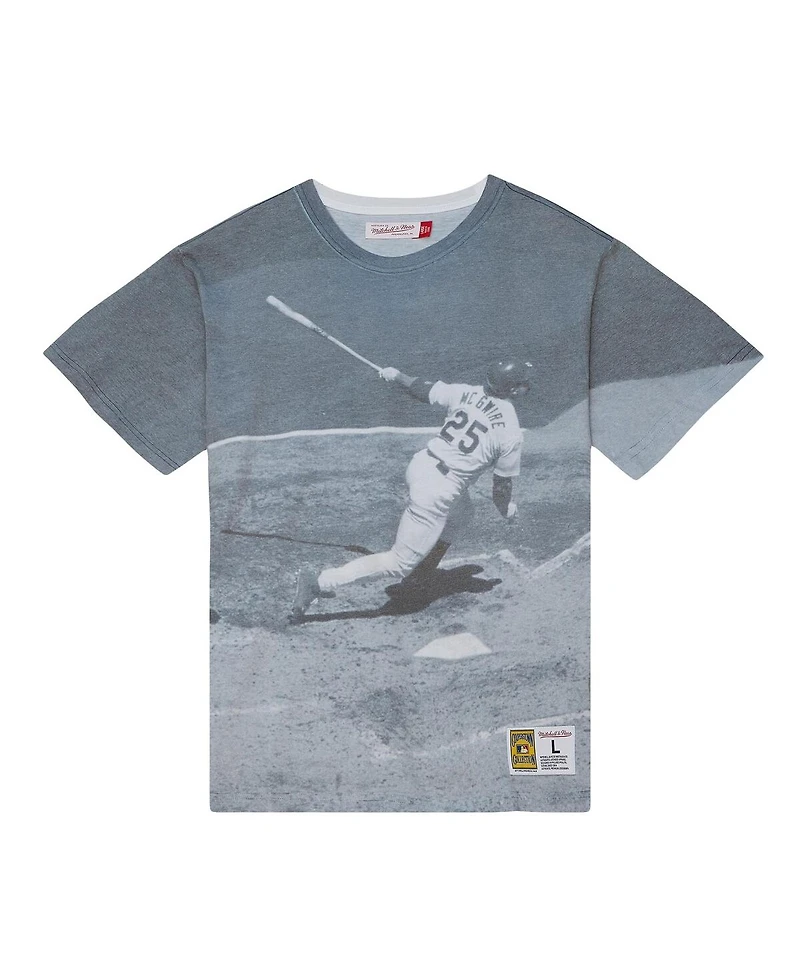 Mitchell & Ness Men's Mark McGwire St. Louis Cardinals Cooperstown Collection Highlight Sublimated Player Graphic T-Shirt
