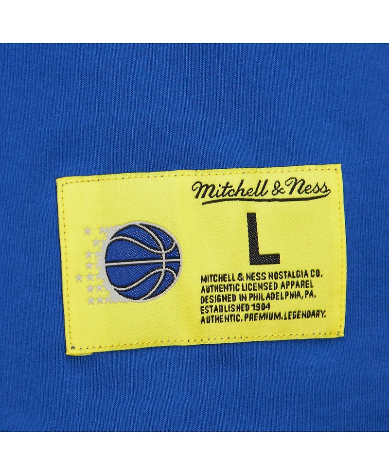 Mitchell & Ness Men's Blue Orlando Magic Hardwood Classics Neon Nights Premium T-Shirt