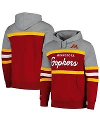 Mitchell & Ness Men's Maroon Minnesota Golden Gophers Head Coach Pullover Hoodie