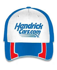 Checkered Flag Sports Men's and Women's Blue/White Kyle Larson HendrickCars.com Uniform Adjustable Hat