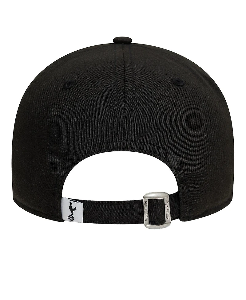 New Era Men's Black Tottenham Hotspur Rainbow Wordmark Adjustable 9FORTY Hat