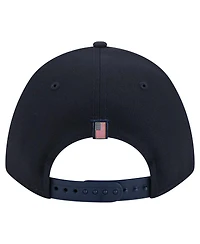 New Era Men's Navy Detroit Tigers American Flag 9FORTY M-Crown A-Frame Adjustable Hat