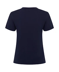 Sportiqe Women's Navy New York Knicks Arcadia Boxy T-Shirt