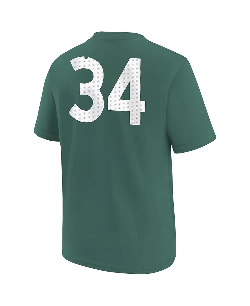 Nike Big Boys and Girls David Ortiz Green Boston Red Sox 2025 City Connect Fuse Name Number T-Shirt