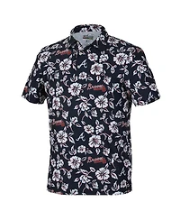 Reyn Spooner Men's Navy Atlanta Braves Pua Performance Polo Shirt