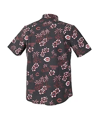 Reyn Spooner Men's Black Cincinnati Reds Kekai Performance Button-Up Shirt
