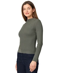 Melissa Paige Women's Mock-Neck Rib-Knit Sweater