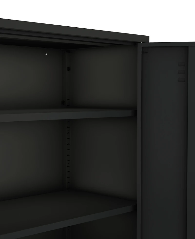 Manhattan Comfort Naomi 31.5" Modern 3-Shelf Accent Cabinet