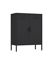 Manhattan Comfort Naomi 31.5" Modern 3-Shelf Accent Cabinet