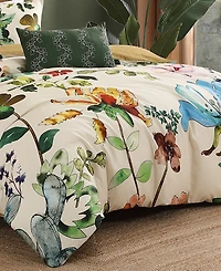 Bebejan Radiance Bedding 100% Cotton Sateen 5 Piece King Size Reversible Comforter Set