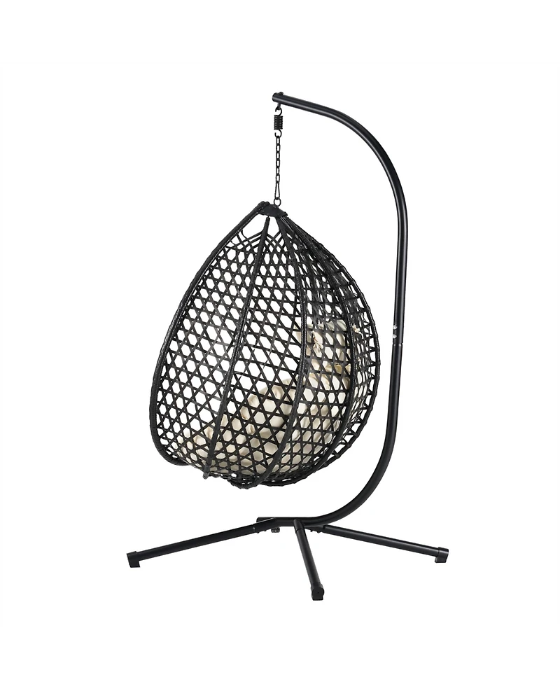 Mondawe Versatile Hanging Egg Chair for Indoor and Outdoor Use