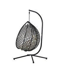 Mondawe Versatile Hanging Egg Chair for Indoor and Outdoor Use