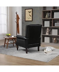 Mondawe Wood Frame Armchair, Modern Accent Chair Lounge For Living Room