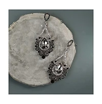 Sohi Women's Dazzling Drop Earrings