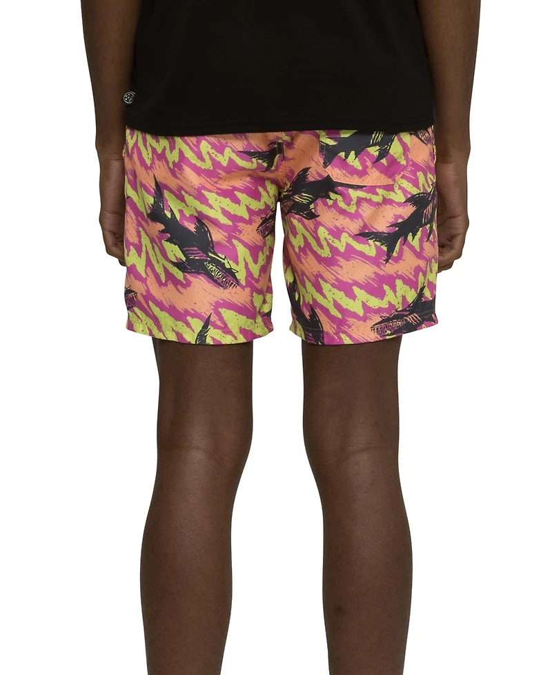 Maui and Sons Mens Frenzy Pool Short