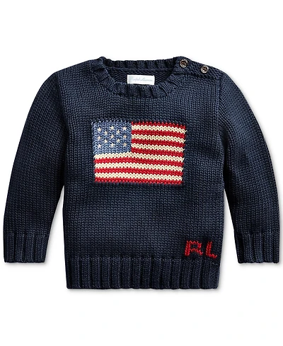 Polo Ralph Lauren Baby Boys or Girls The Iconic Flag Sweater