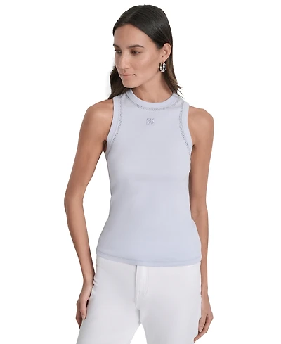 Dkny Jeans Women's Studded Crewneck Tank