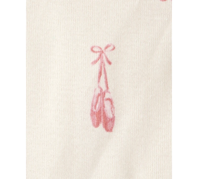 Carter's Baby Girls Ballet Little Pullover Top, Bodysuit & Pants, 3 Piece Set
