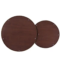 Gallerie Decor 2-Pc. Saxony Rattan Nesting Coffee Table