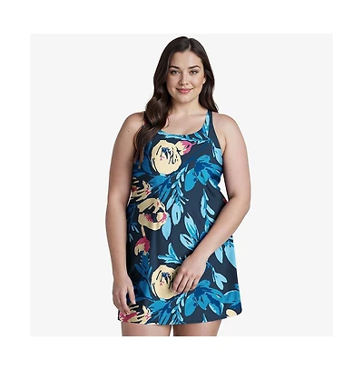 Calypsa Plus Size Lexi Swim Tunic