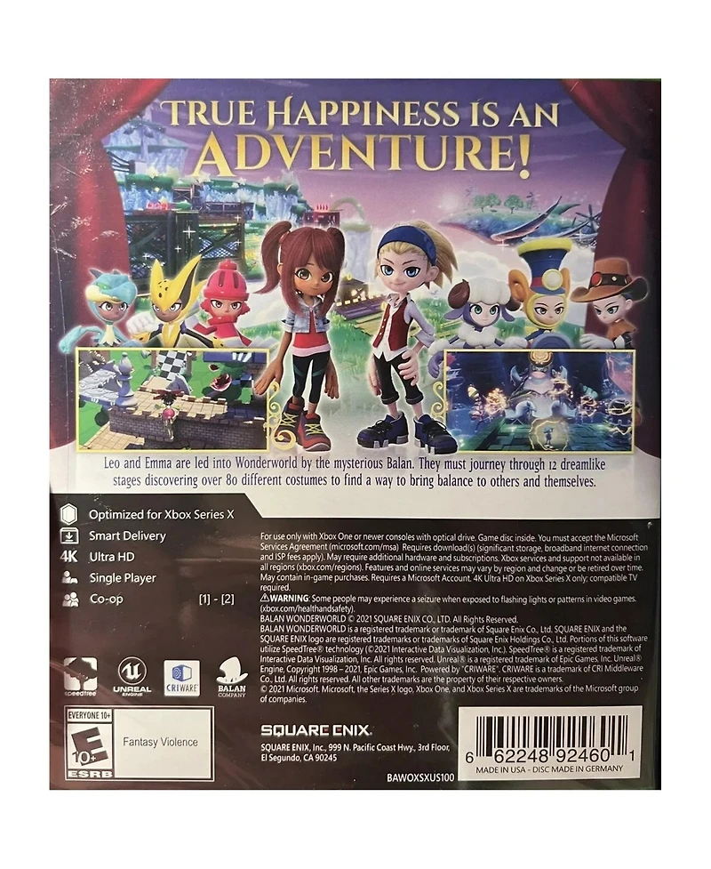 Square Enix Balan Wonderworld for Xbox Series X and Xbox One
