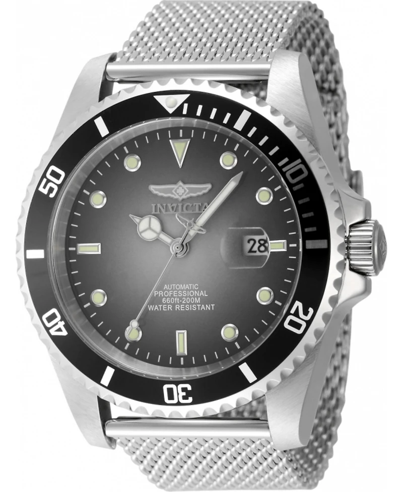 Invicta Men's 48629 Pro Diver Automatic 3 Hand Grey Dial Watch