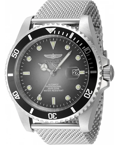 Invicta Men's 48629 Pro Diver Automatic 3 Hand Grey Dial Watch