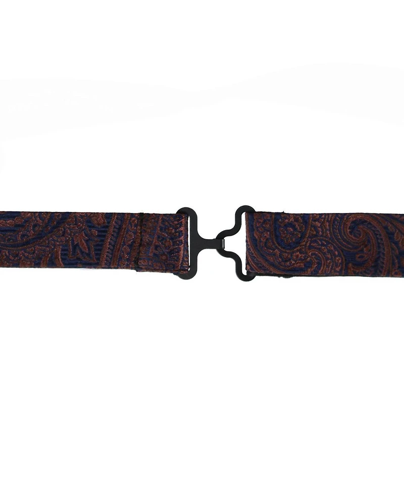 Trafalgar Men's Sobee Paisley Silk Bow Tie