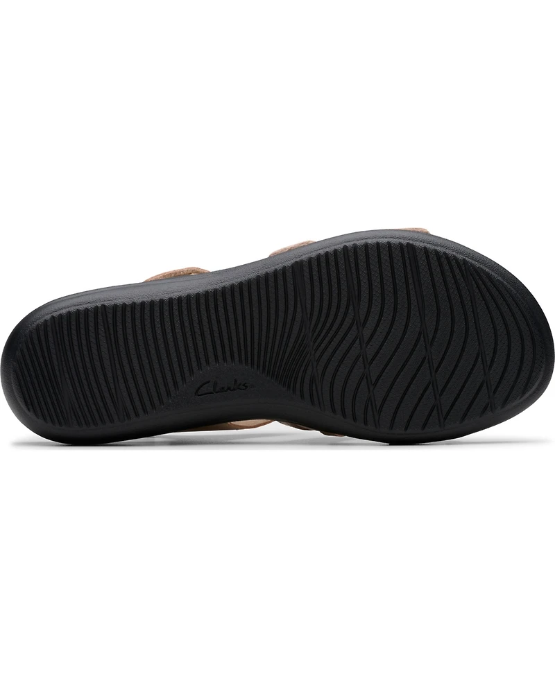 Clarks Women's Collection Laurieann Ivy Rip Tape Sandals