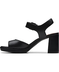 Clarks Collection Women's Ambyrlyn Faye Block Heel Sandals