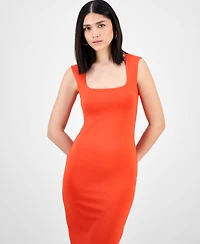 Bar Iii Women's Scoop Tank Sleeveless Midi Dress, Exclusively at Macy's