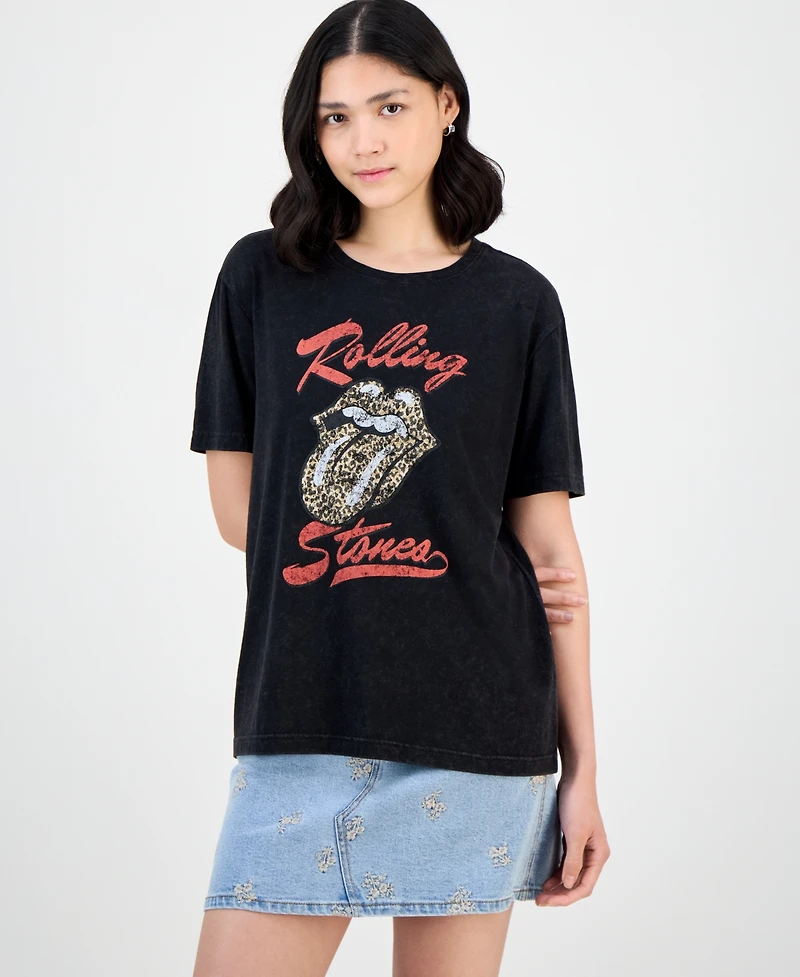 And Now This Women's Rolling Stones Crewneck T-Shirt, Exclusively at Macy's