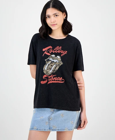 And Now This Women's Rolling Stones Crewneck T-Shirt, Exclusively at Macy's