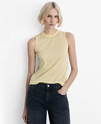 Mango Women's Sleeveless Knitted Top