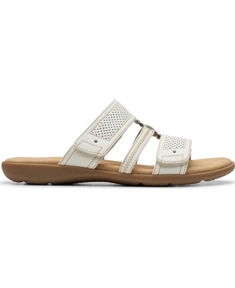 Clarks Collection Women's Elizabelle Ave Slip-On Flat Sandals