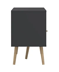 Tvilum 23.94" Wood 2 Drawer and 4 Shelf Tv Stand
