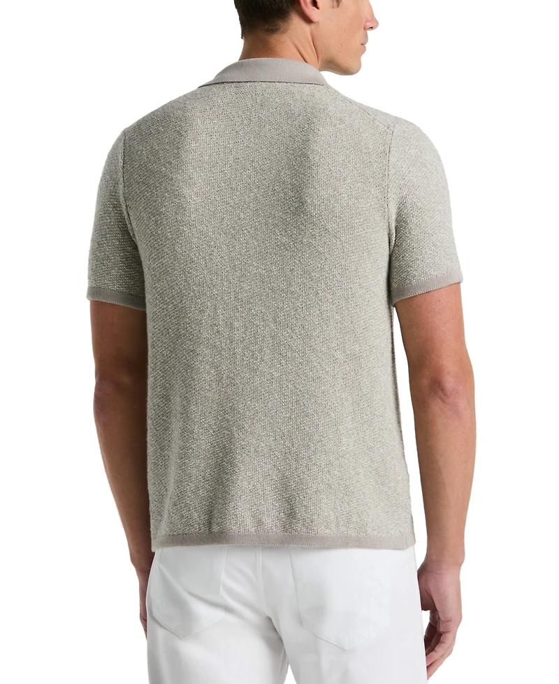 Perry Ellis Men's Two-Tone Button-Down Shirt