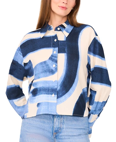 Parker Women's The Jay Printed Collared Button-Front Shirt