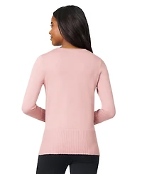 Melissa Paige Women's V-Neck Wide-Hem Wide-Cuff Sweater