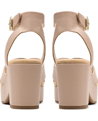 Clarks Collection Women's Nerisa Wedge Sandals