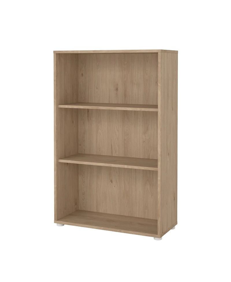 Tvilum 48.66" Wood 3 Shelf Adjustable Bookcase