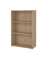 Tvilum 48.66" Wood 3 Shelf Adjustable Bookcase