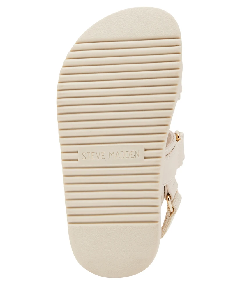 Steve Madden Toddler and Little Girls T-Mona Footbed Sandals