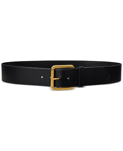 Lauren Ralph Wide Vachetta Leather Belt