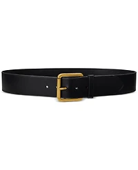 Lauren Ralph Wide Vachetta Leather Belt